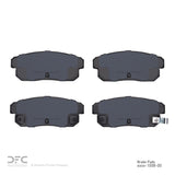 Dynamic Friction 2004-2011 Mazda RX-8 Rear Low Metallic Track/Street Pads by Dynamic Friction Company 1000-1008-00