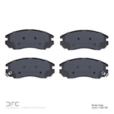 Dynamic Friction 2004-2008 Hyundai Tiburon Front Low Metallic Track/Street Pads by Dynamic Friction Company 1000-1104-00