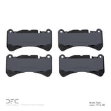 Dynamic Friction 2005-2019 Maserati GranTurismo Front Low Metallic Track/Street Pads by Dynamic Friction Company 1000-1116-00