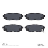 Dynamic Friction 2006-2025 Scion FR-S Rear Low Metallic Track/Street Pads by Dynamic Friction Company 1000-1124-00