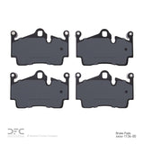 Dynamic Friction 2005-2023 Porsche 911 Rear Low Metallic Track/Street Pads by Dynamic Friction Company 1000-1134-00