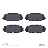 Dynamic Friction 2006-2019 Lexus HS250H Front Low Metallic Track/Street Pads by Dynamic Friction Company 1000-1210-00