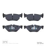 Dynamic Friction 2006-2015 BMW 325i (Mexico) Rear Low Metallic Track/Street Pads by Dynamic Friction Company 1000-1267-00