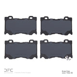 Dynamic Friction 2008-2025 Infiniti FX50 Front Low Metallic Track/Street Pads by Dynamic Friction Company 1000-1346-00