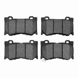 Dynamic Friction 2008-2025 Infiniti FX50 Front Low Metallic Track/Street Pads by Dynamic Friction Company 1000-1346-00