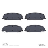 Dynamic Friction 2008-2009 Pontiac G8 Front Low Metallic Track/Street Pads by Dynamic Friction Company 1000-1351-00
