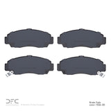 Dynamic Friction 1999-2014 Acura TL Front Low Metallic Track/Street Pads by Dynamic Friction Company 1000-1506-00