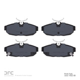 Dynamic Friction 2012-2014 Ford Mustang Rear Low Metallic Track/Street Pads by Dynamic Friction Company 1000-1562-00