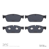 Dynamic Friction 2013-2019 Mercedes-Benz GL550 Front Low Metallic Track/Street Pads by Dynamic Friction Company 1000-1636-10