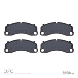 Dynamic Friction 2013-2024 Porsche 718 Spyder Front Low Metallic Track/Street Pads by Dynamic Friction Company 1000-1741-00