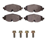 Dynamic Friction 2015-2025 Audi A3 Sportback E-TRON Front Low Metallic Track/Street Pads and Hardware Kit by Dynamic Friction Company 1000-1760-01