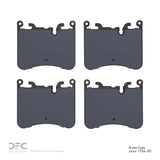 Dynamic Friction 2014-2020 Jaguar F-Type Rear Low Metallic Track/Street Pads by Dynamic Friction Company 1000-1764-00