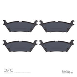 Dynamic Friction 2015-2021 Ford F-150 4WD Rear Low Metallic Track/Street Pads by Dynamic Friction Company 1000-1790-00