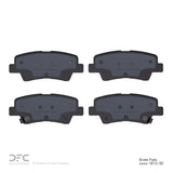 Dynamic Friction 2012-2024 Hyundai Elantra GT Rear Low Metallic Track/Street Pads by Dynamic Friction Company 1000-1813-00
