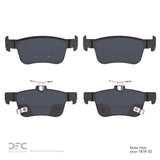 Dynamic Friction 2016-2025 Acura RDX Rear Low Metallic Track/Street Pads by Dynamic Friction Company 1000-1878-00