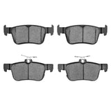 Dynamic Friction 2016-2025 Acura RDX Rear Low Metallic Track/Street Pads by Dynamic Friction Company 1000-1878-00