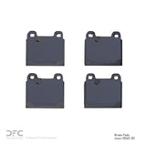 Dynamic Friction 1963-1994 Alfa Romeo MONTREAL Front Active Performance Pads - Low Metallic by Dynamic Friction Company 1115-0045-00
