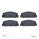 Dynamic Friction 1984-2005 Mazda 6 Rear Active Performance Pads - Low Metallic by Dynamic Friction Company 1115-0332-00