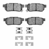 Dynamic Friction 1985-1989 Acura Integra Rear Active Performance Pads and Hardware Kit