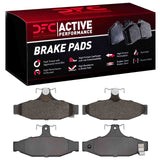 Dynamic Friction 1985-1997 Chevrolet Camaro Rear Active Performance Pads - Low Metallic by Dynamic Friction Company 1115-0413-00