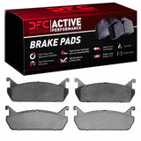Dynamic Friction 1990-1996 Ford Escort Rear Active Performance Pads - Low Metallic by Dynamic Friction Company 1115-0458-00