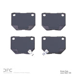 Dynamic Friction 1989-1996 Nissan 300ZX Rear Active Performance Pads - Low Metallic by Dynamic Friction Company 1115-0461-00