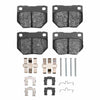 Dynamic Friction 2006-2007 Subaru Impreza Rear Active Performance Pads and Hardware Kit