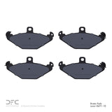 Dynamic Friction 1997-2011 Lotus Exige Rear Active Performance Pads - Low Metallic by Dynamic Friction Company 1115-0491-10