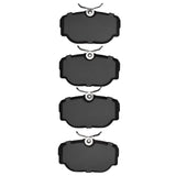 Dynamic Friction 1983-2004 BMW 325 Rear/Front Active Performance Pads - Low Metallic by Dynamic Friction Company 1115-0493-00