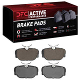 Dynamic Friction 1983-2004 BMW 325 Rear/Front Active Performance Pads - Low Metallic by Dynamic Friction Company 1115-0493-00