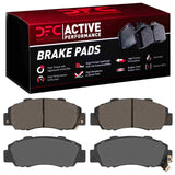 Dynamic Friction 1991-2005 Acura Integra Front Active Performance Pads - Low Metallic by Dynamic Friction Company 1115-0503-00