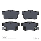 Dynamic Friction 1991-2012 Acura RDX Rear Active Performance Pads - Low Metallic by Dynamic Friction Company 1115-0536-00