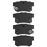Dynamic Friction 1987-2022 Acura TSX Rear Active Performance Pads - Low Metallic by Dynamic Friction Company 1115-0537-00