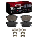 Dynamic Friction 2000-2013 Honda S2000 Rear Active Performance Pads and Hardware Kit by Dynamic Friction Company 1115-0537-03