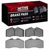 Dynamic Friction 1986-1998 Porsche 944 Turbo Front/Rear Active Performance Pads - Low Metallic by Dynamic Friction Company 1115-0609-00