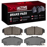 Dynamic Friction 1993-2001 Acura Integra Front Active Performance Pads - Low Metallic by Dynamic Friction Company 1115-0617-00