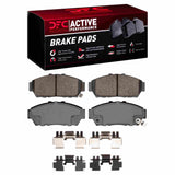 Dynamic Friction 1993-2001 Acura Integra Front Active Performance Pads and Hardware Kit by Dynamic Friction Company 1115-0617-01