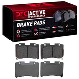 Dynamic Friction 1993-1998 Toyota Supra Front Active Performance Pads - Low Metallic by Dynamic Friction Company 1115-0629-00