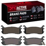 Dynamic Friction 1994-2003 Ford Escort Rear Active Performance Pads - Low Metallic by Dynamic Friction Company 1115-0636-00