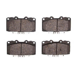 Dynamic Friction 1989-1996 Nissan 300ZX Front Active Performance Pads - Low Metallic by Dynamic Friction Company 1115-0647-00