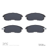 Dynamic Friction 1989-2006 Infiniti I30 Front Active Performance Pads - Low Metallic by Dynamic Friction Company 1115-0653-00