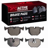 Dynamic Friction 1991-2010 Bentley ARNAGE Rear Active Performance Pads - Low Metallic by Dynamic Friction Company 1115-0683-00