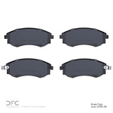 Dynamic Friction 1989-2006 Hyundai Tiburon Front Active Performance Pads - Low Metallic by Dynamic Friction Company 1115-0700-00