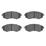 Dynamic Friction 1989-2006 Hyundai Tiburon Front Active Performance Pads - Low Metallic by Dynamic Friction Company 1115-0700-00