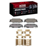 Dynamic Friction 1997-2013 Cadillac XLR Rear Active Performance Pads and Hardware Kit by Dynamic Friction Company 1115-0732-01
