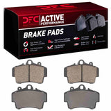 Dynamic Friction 1997-2008 Porsche Cayman Front Active Performance Pads - Low Metallic by Dynamic Friction Company 1115-0737-00