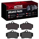 Dynamic Friction 1997-2012 Porsche 911 Rear Active Performance Pads - Low Metallic by Dynamic Friction Company 1115-0738-00