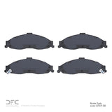 Dynamic Friction 1998-2002 Chevrolet Camaro Front Active Performance Pads - Low Metallic by Dynamic Friction Company 1115-0749-00