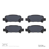 Dynamic Friction 1998-2009 Subaru Impreza Rear Active Performance Pads - Low Metallic by Dynamic Friction Company 1115-0770-00