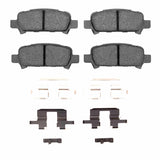 Dynamic Friction 1998-2006 Subaru Forester Rear Active Performance Pads and Hardware Kit by Dynamic Friction Company 1115-0770-01